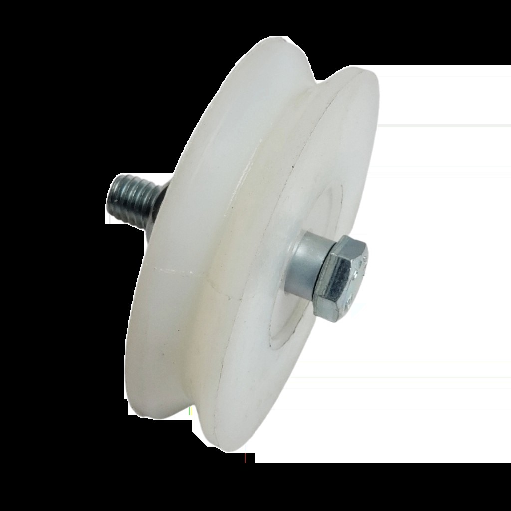 Foto 307408 ROLDANA NYLON 2.1/2  C/ FURO E PARAF 5/16 - ROLBRAS